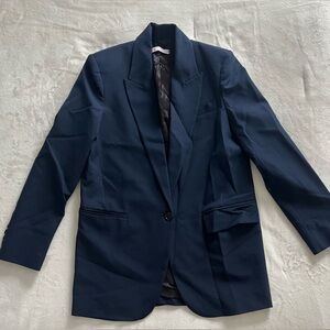 Zara Blue Slim Fit Blazer